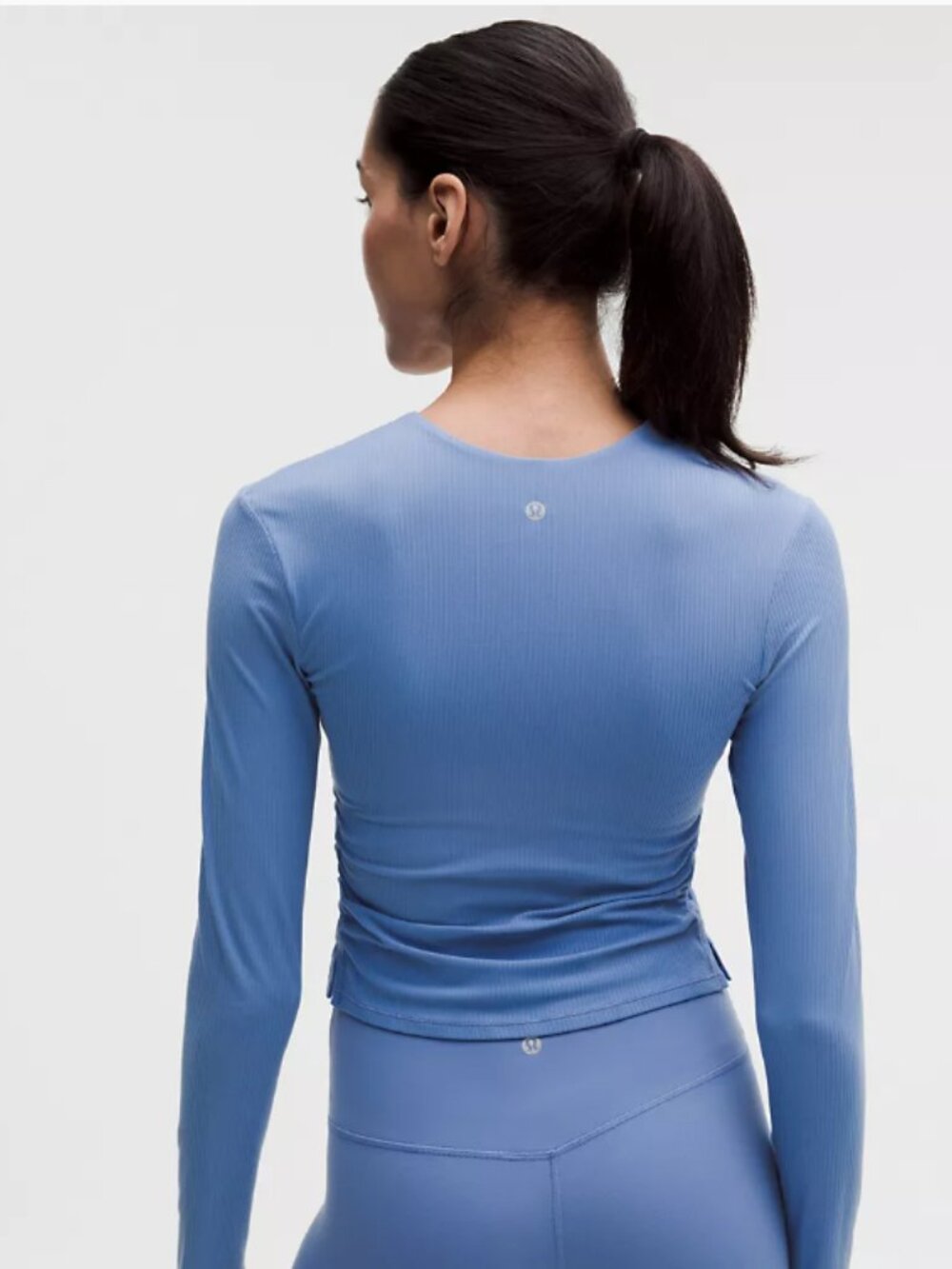 Lululemon All It Takes Ribbed Nulu V-Neck Long-Sleeve Shirt *B-D Cups size 8 - Picture 3 of 8
